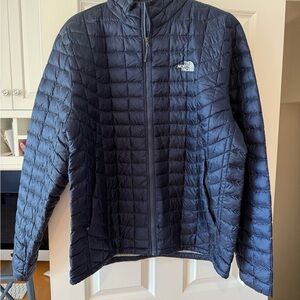 The North Face Dark Blue Insulated Jacket